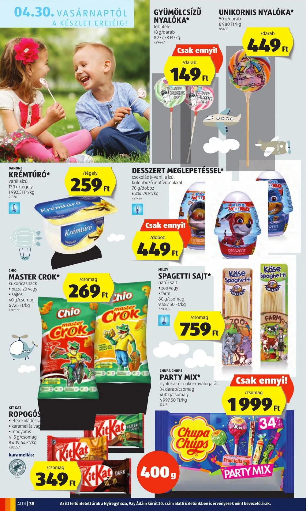 Aldi akciós újság 04.27–05.03 – 40. oldal