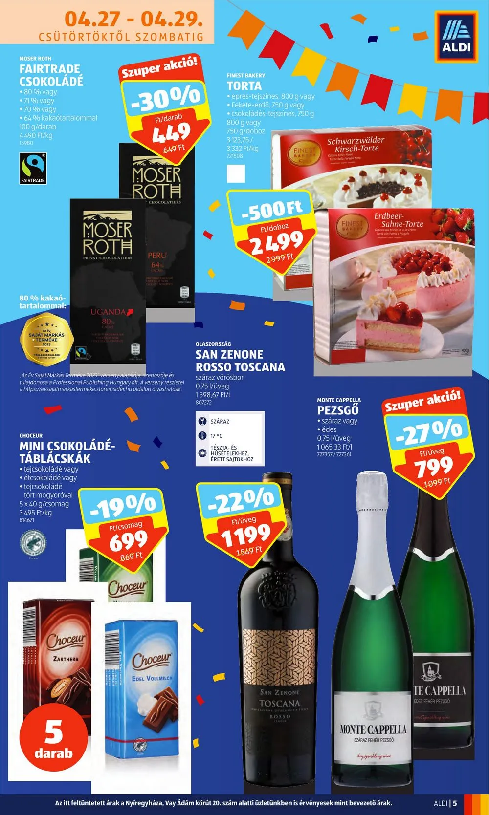 Aldi akciós újság 04.27–05.03 – 5. oldal