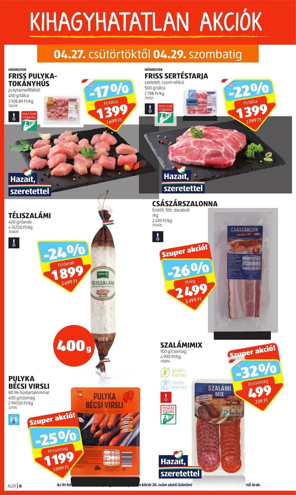 Aldi akciós újság 04.27–05.03 – 6. oldal