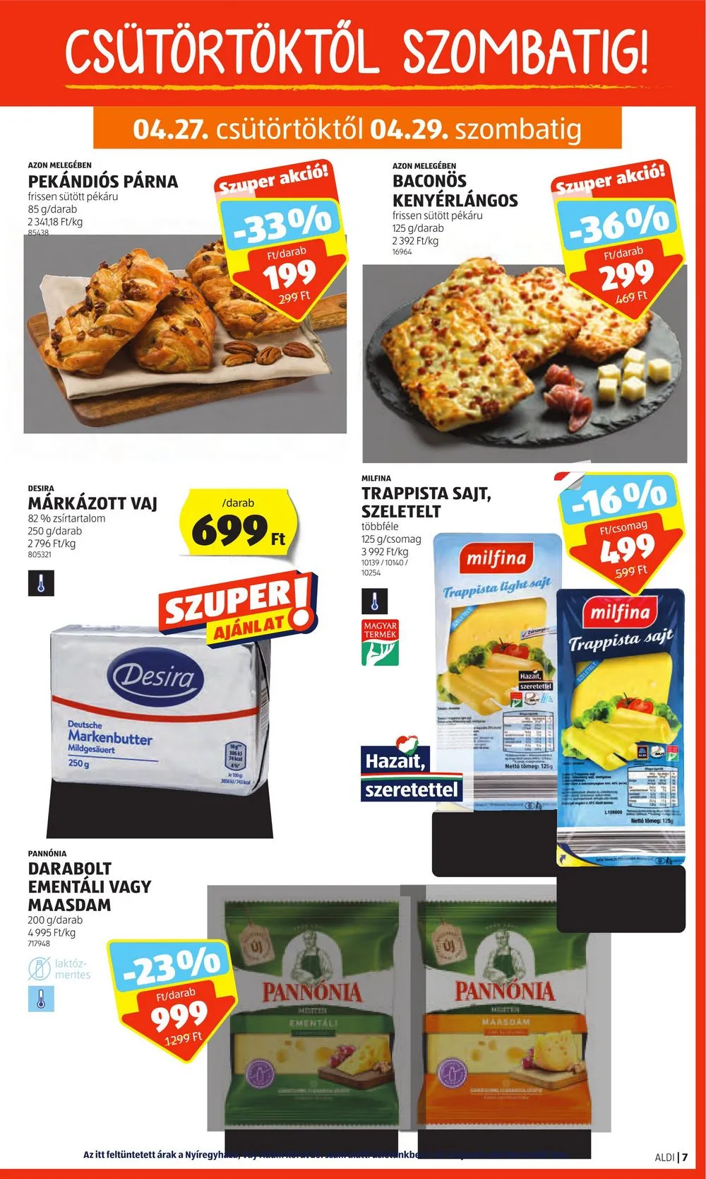 Aldi akciós újság 04.27–05.03 – 7. oldal