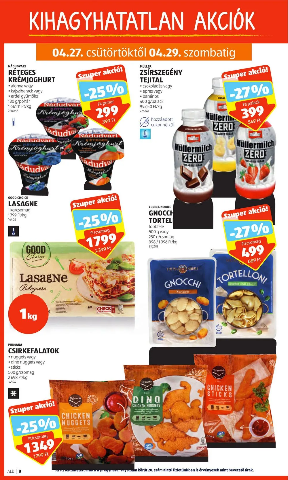 Aldi akciós újság 04.27–05.03 – 8. oldal
