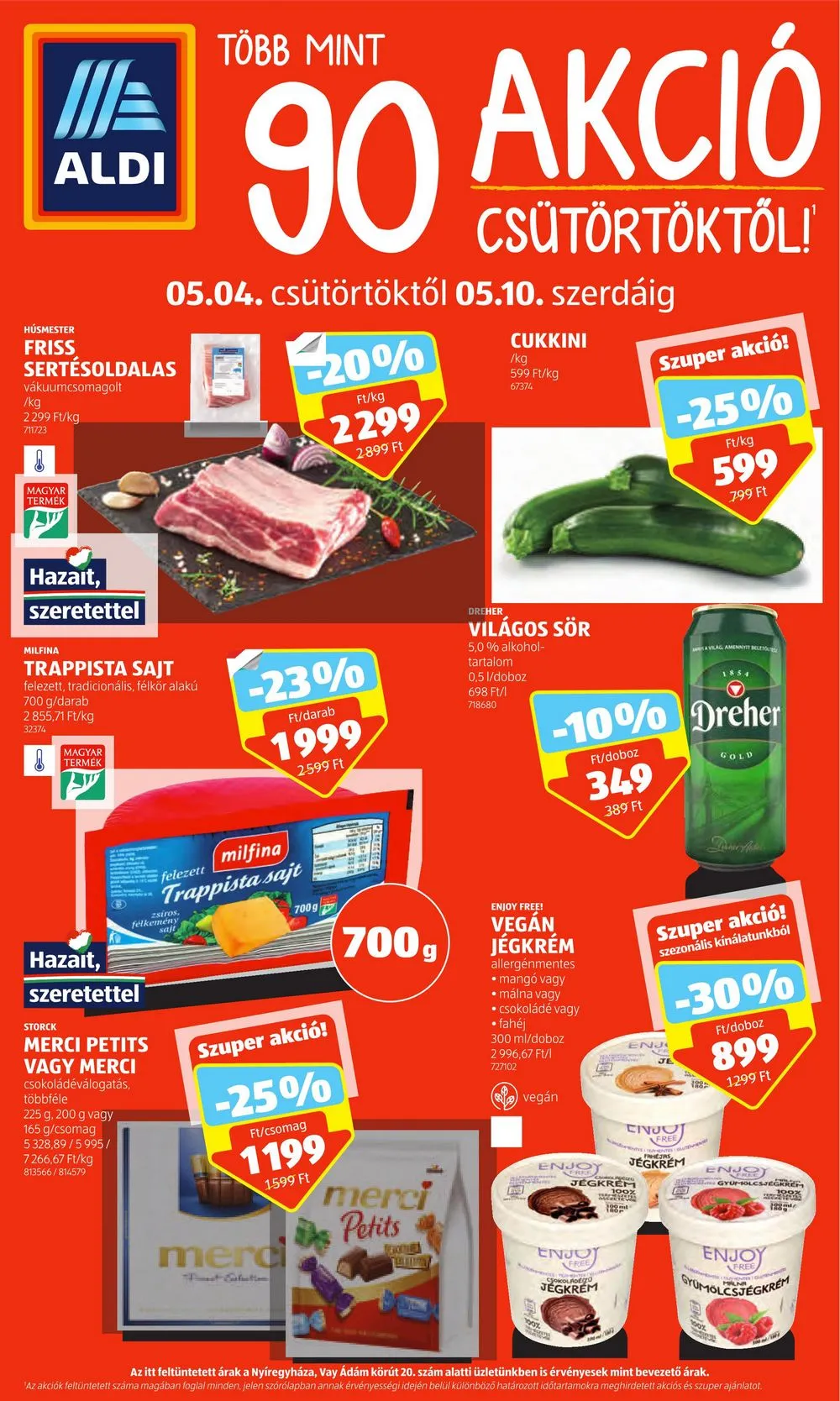 Aldi akciós újság 05.04–05.10