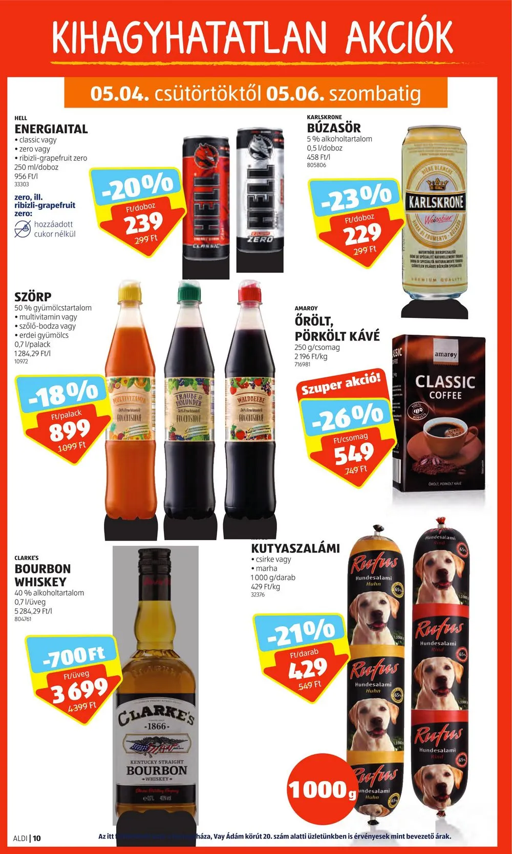 Aldi akciós újság 05.04–05.10 – 10. oldal