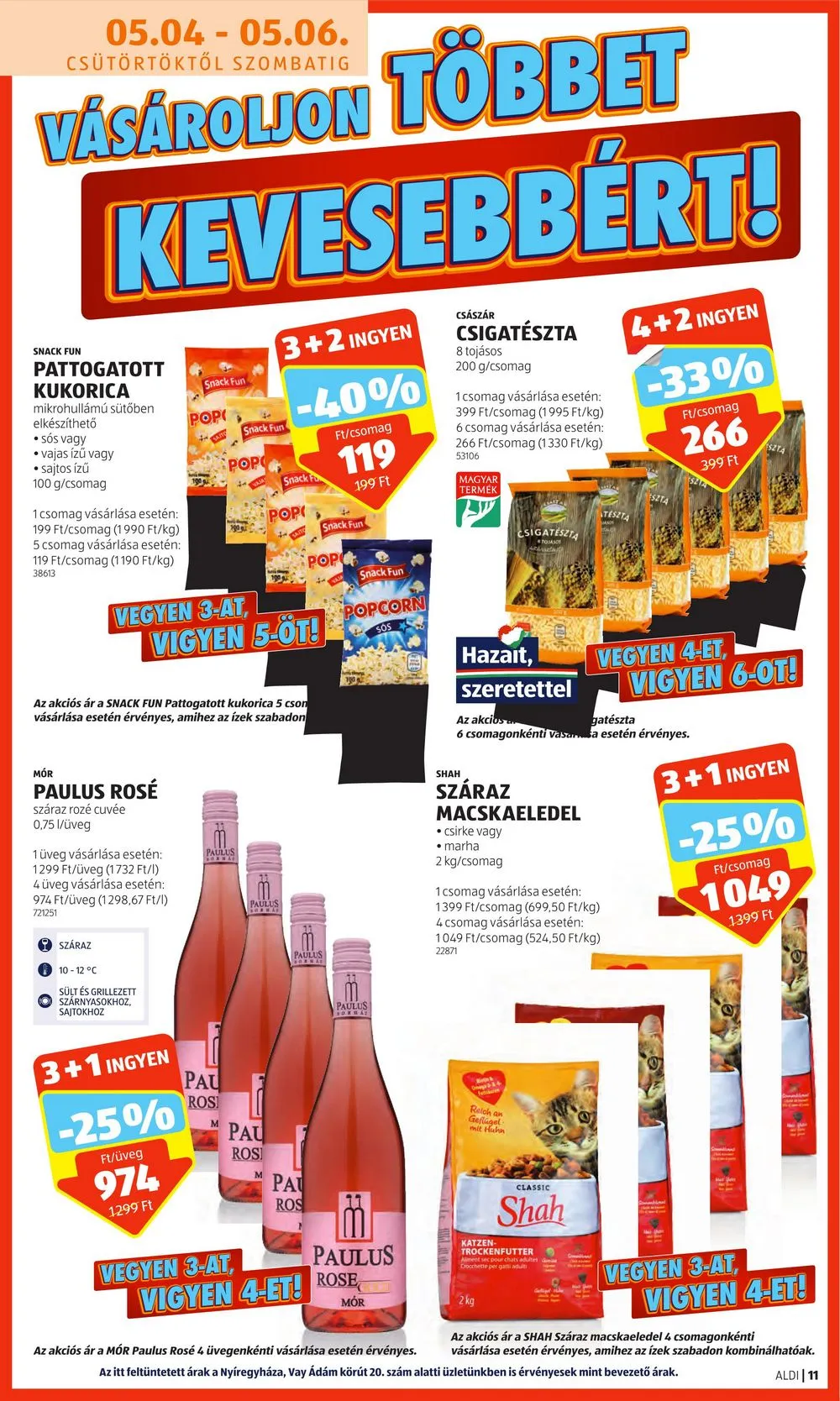 Aldi akciós újság 05.04–05.10 – 11. oldal