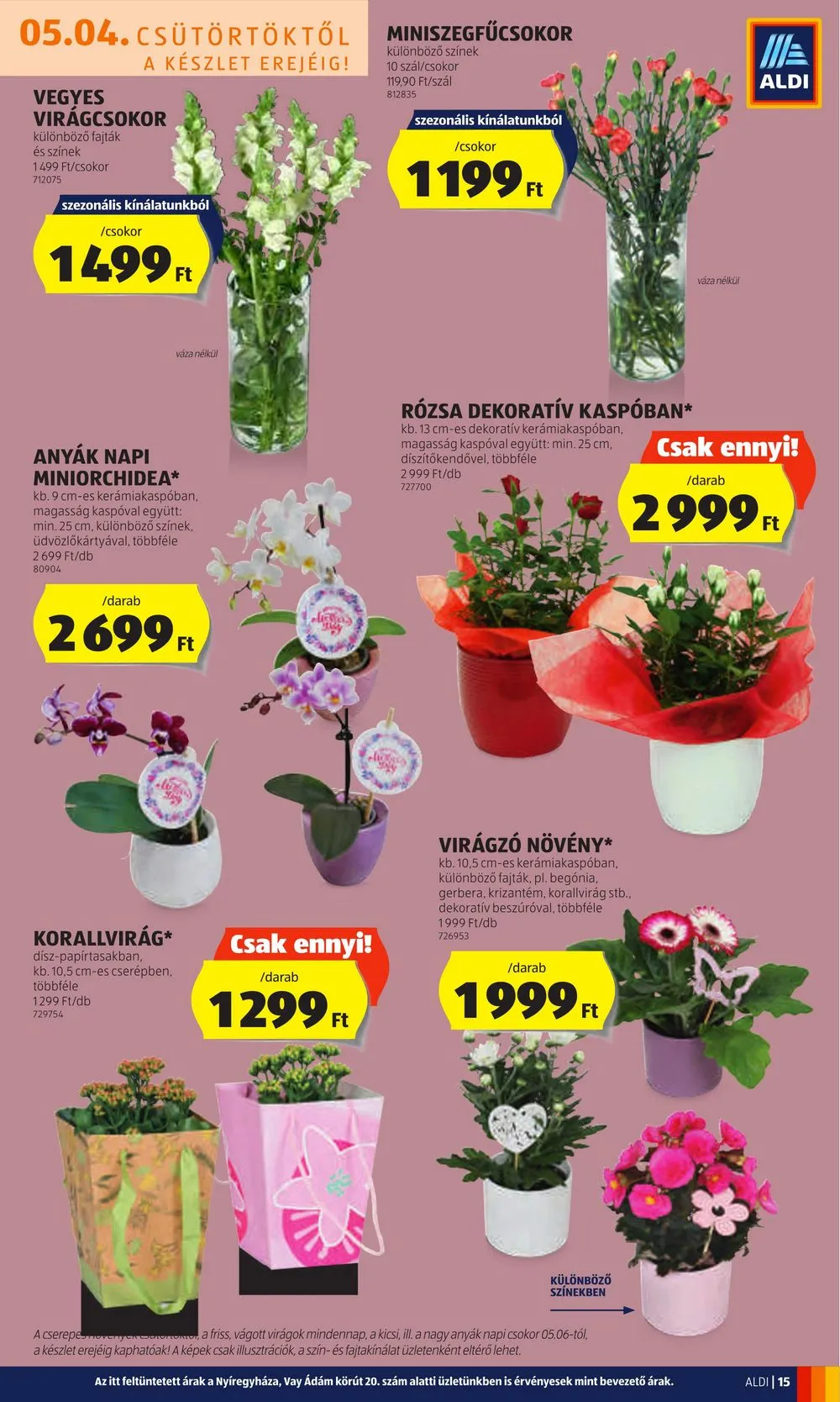 Aldi akciós újság 05.04–05.10 – 15. oldal