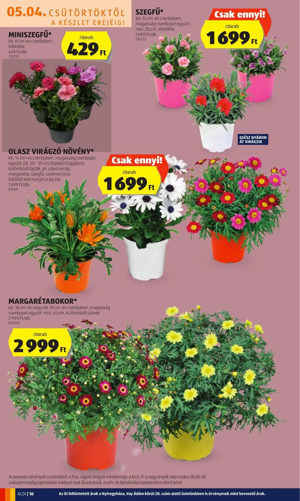 Aldi akciós újság 05.04–05.10 – 16. oldal