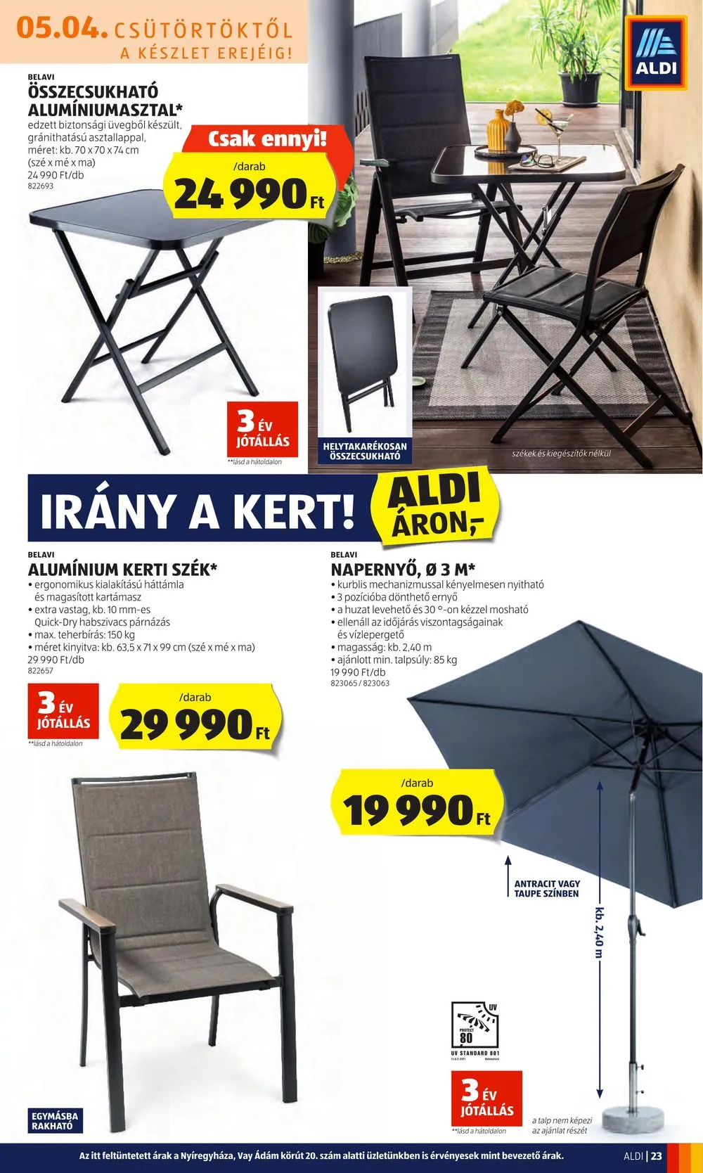 Aldi akciós újság 05.04–05.10 – 25. oldal