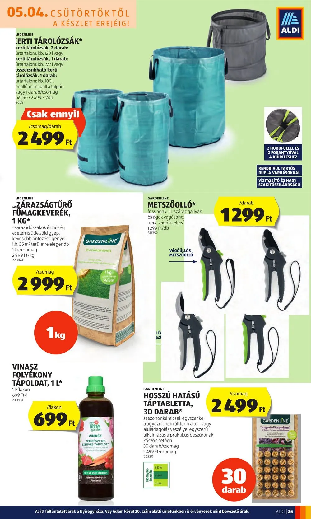 Aldi akciós újság 05.04–05.10 – 27. oldal