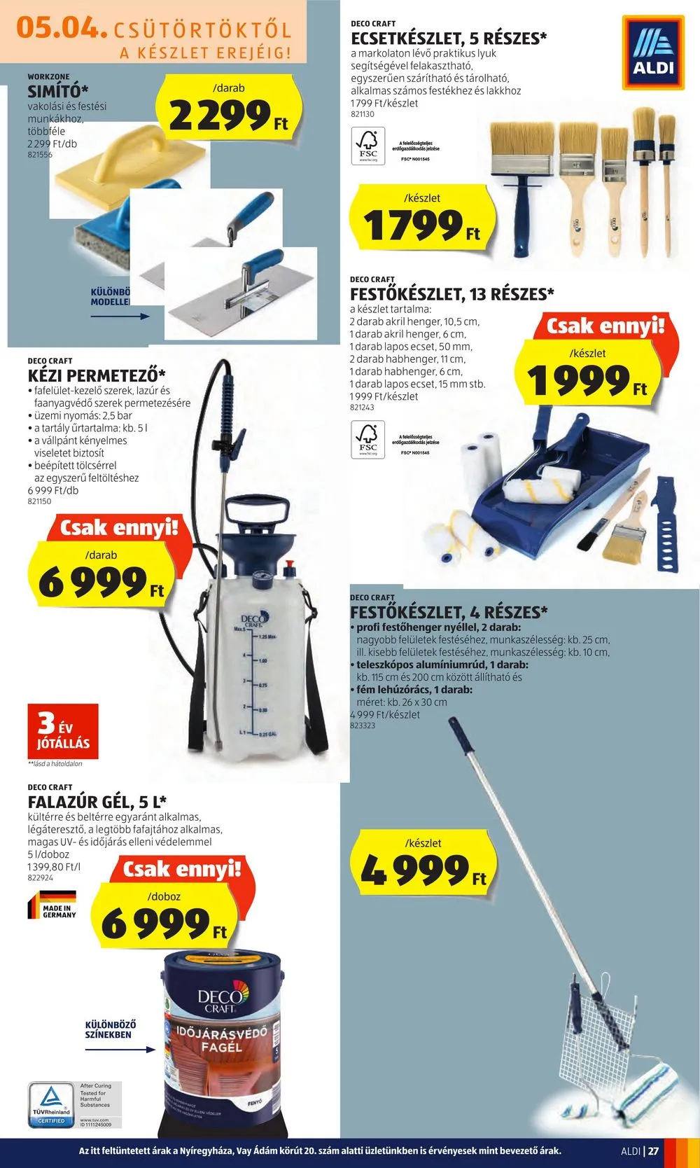 Aldi akciós újság 05.04–05.10 – 29. oldal