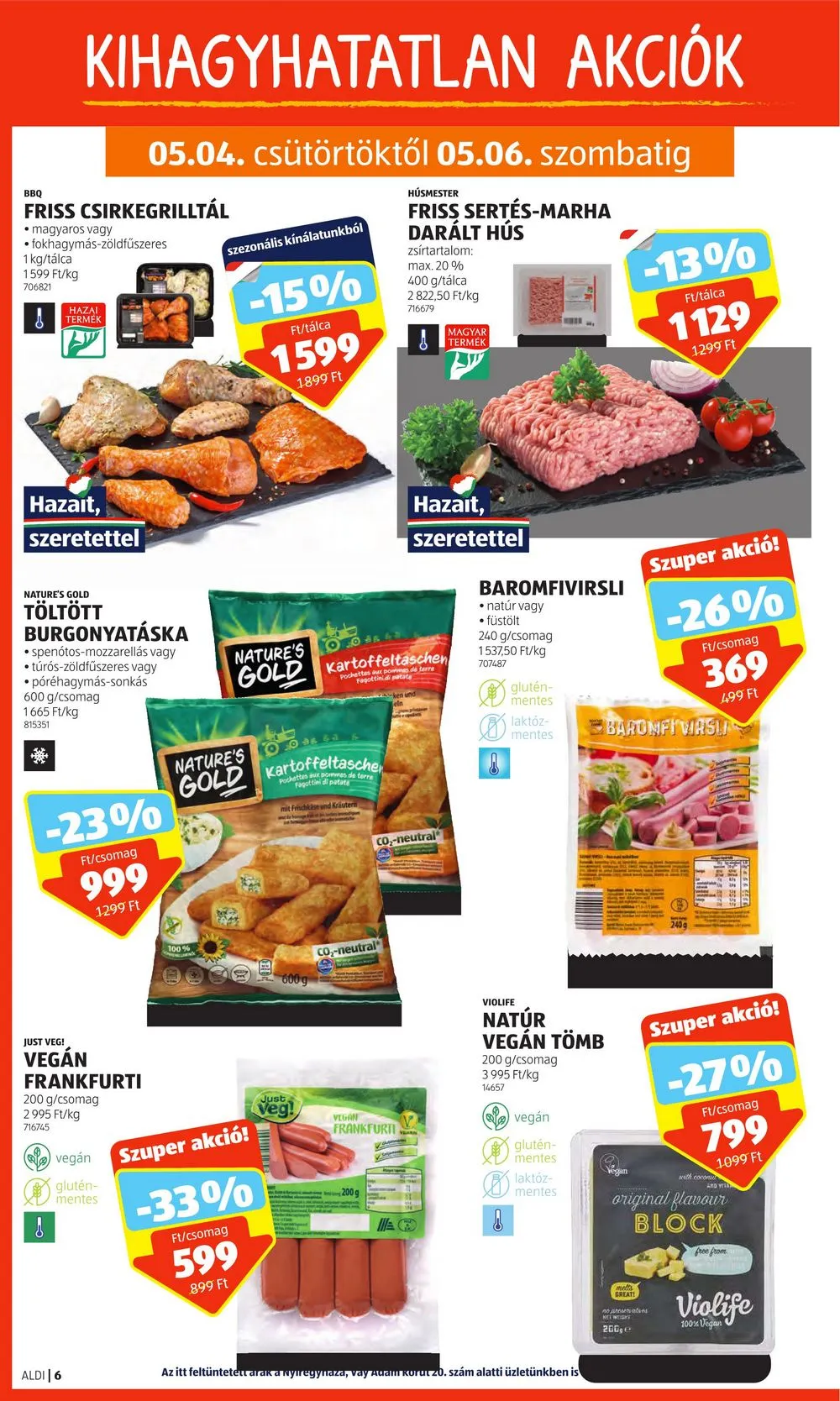 Aldi akciós újság 05.04–05.10 – 6. oldal