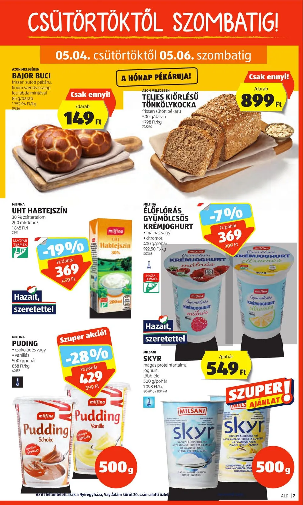 Aldi akciós újság 05.04–05.10 – 7. oldal