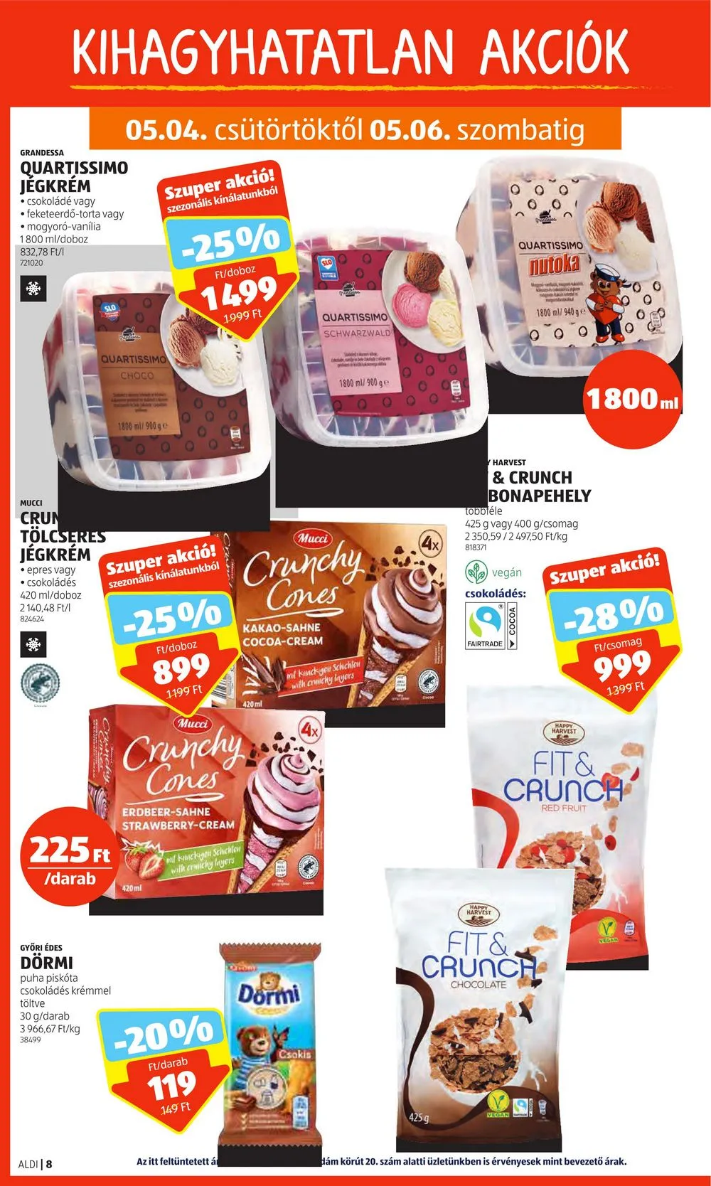 Aldi akciós újság 05.04–05.10 – 8. oldal