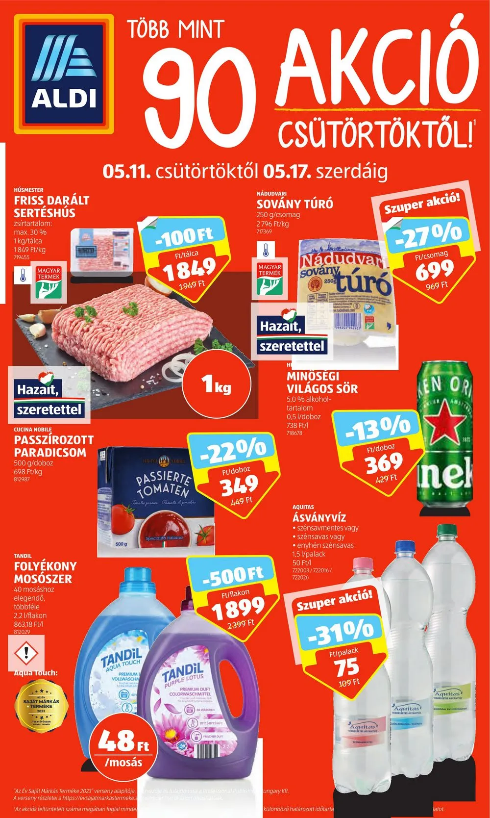 Aldi akciós újság 05.11–05.17