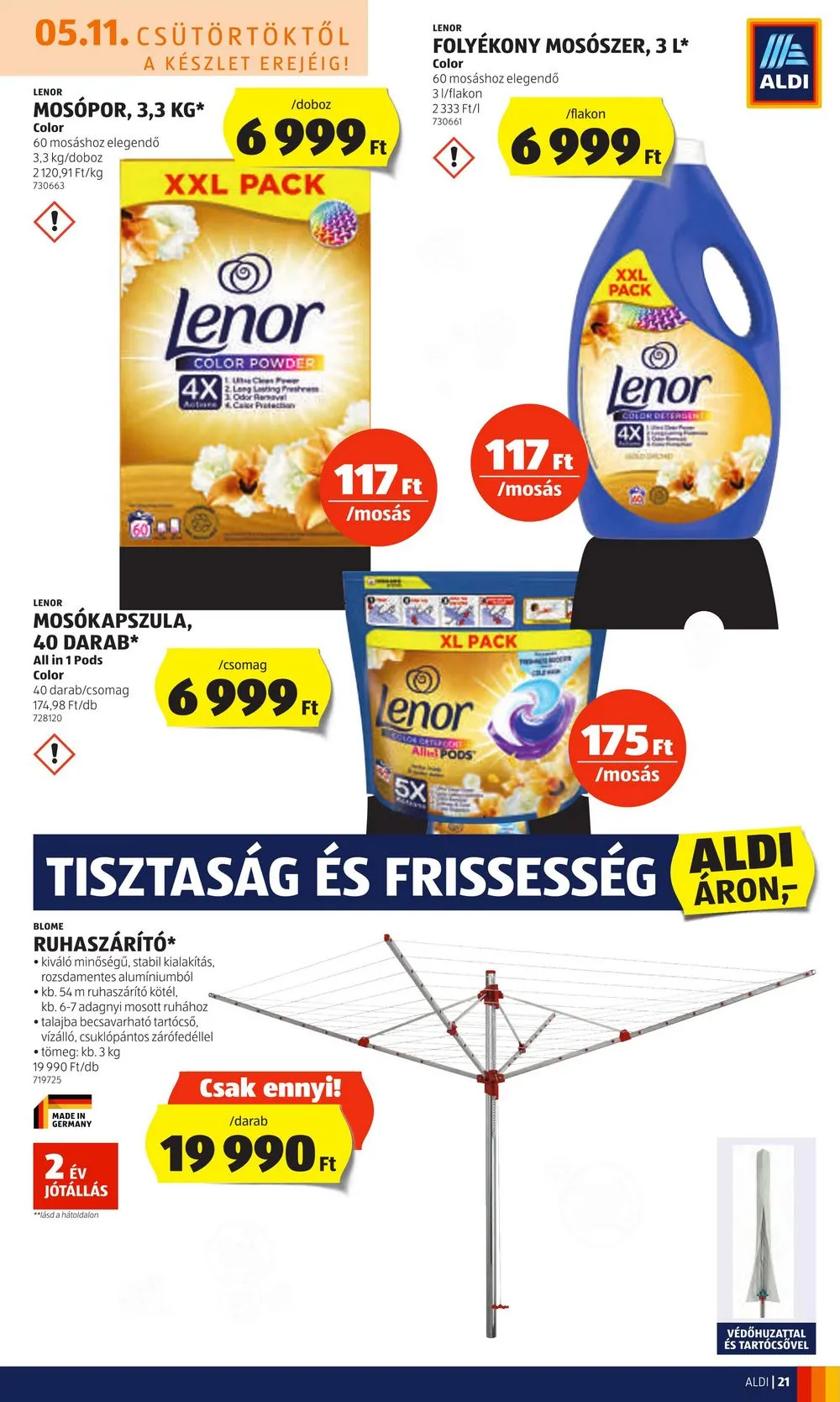Aldi akciós újság 05.11–05.17 – 23. oldal