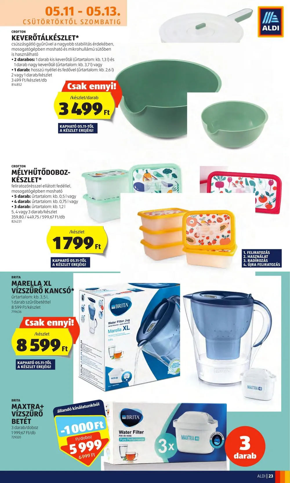 Aldi akciós újság 05.11–05.17 – 25. oldal