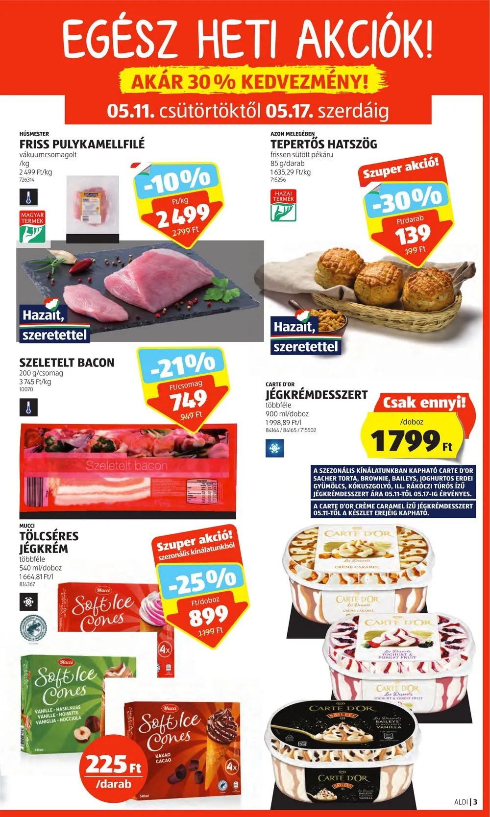 Aldi akciós újság 05.11–05.17 – 3. oldal