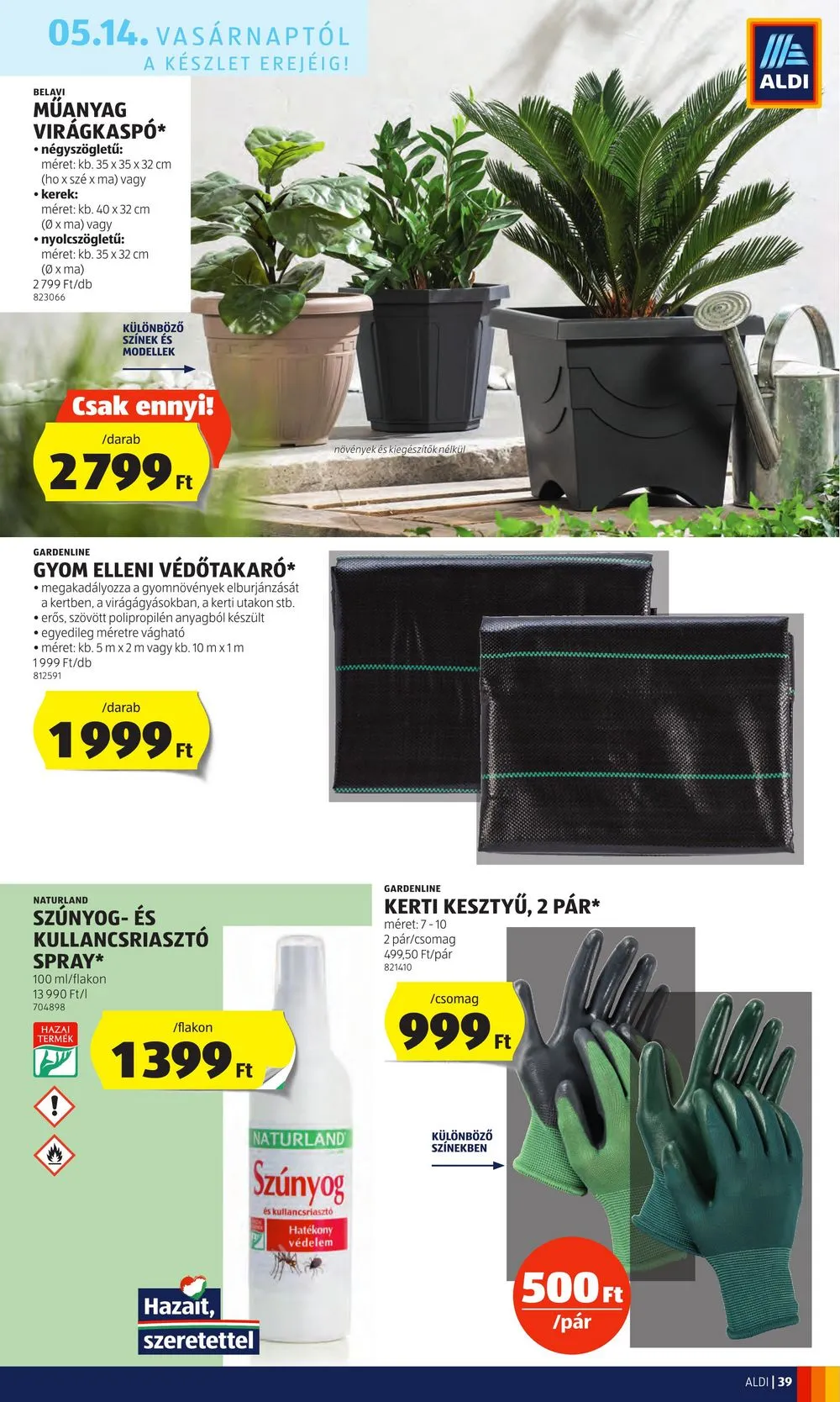 Aldi akciós újság 05.11–05.17 – 43. oldal
