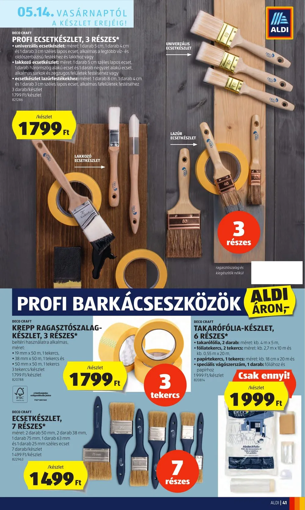 Aldi akciós újság 05.11–05.17 – 45. oldal