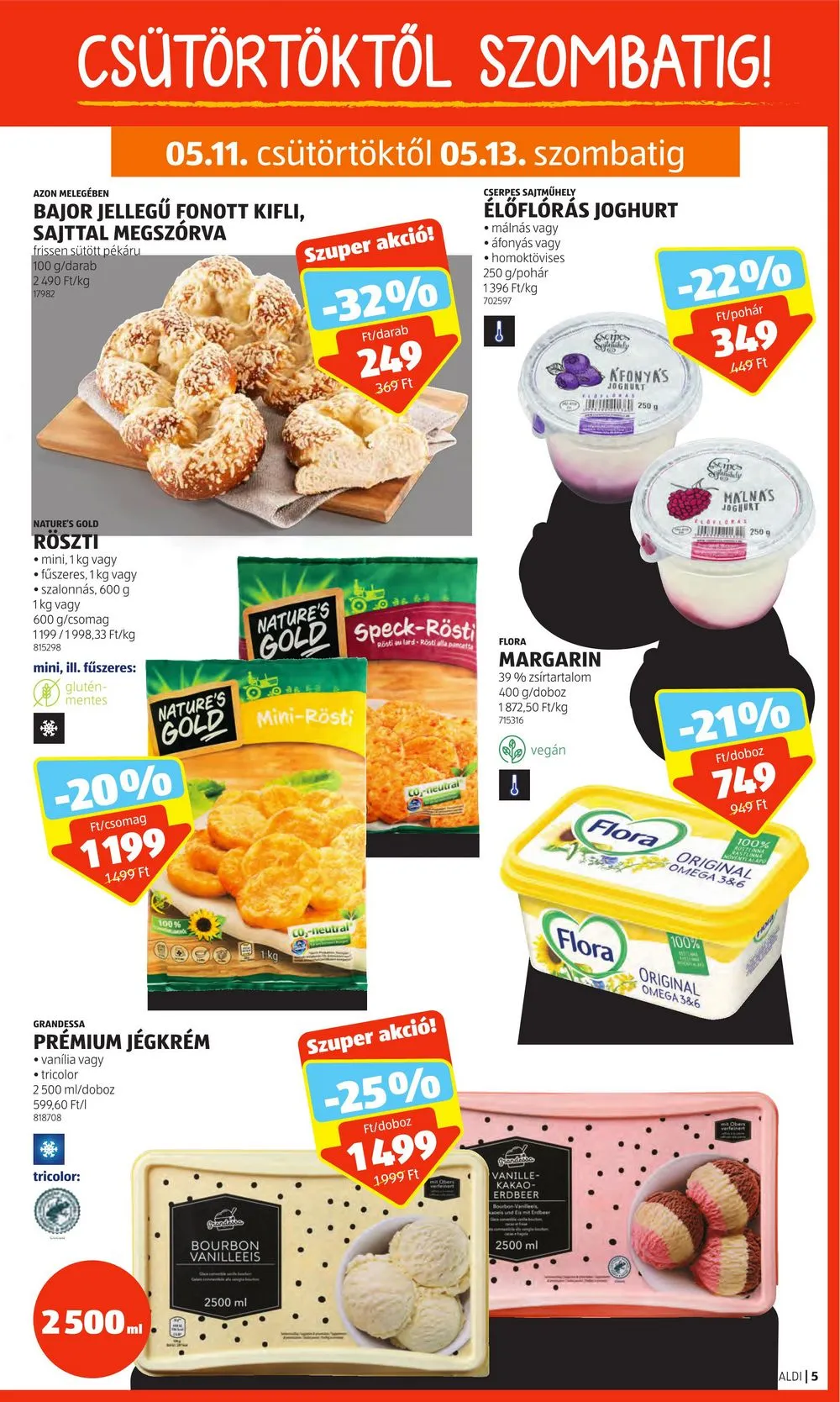 Aldi akciós újság 05.11–05.17 – 5. oldal
