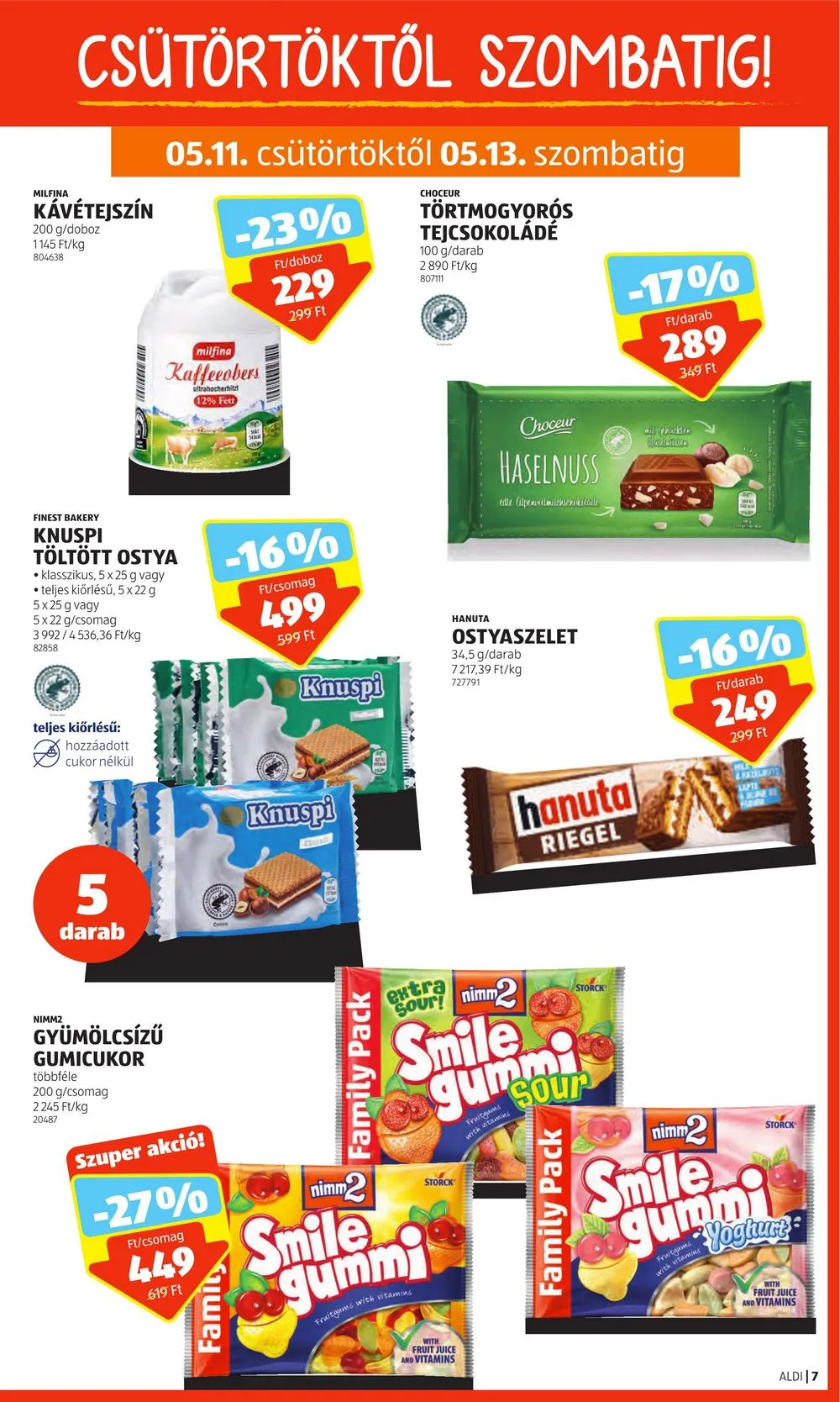 Aldi akciós újság 05.11–05.17 – 7. oldal