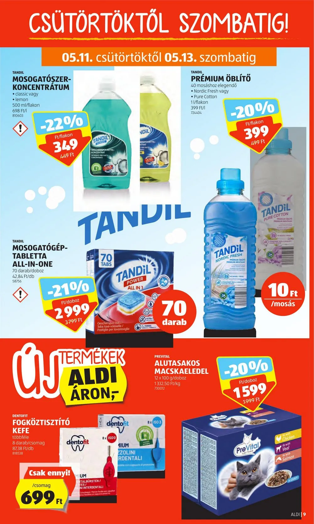 Aldi akciós újság 05.11–05.17 – 9. oldal