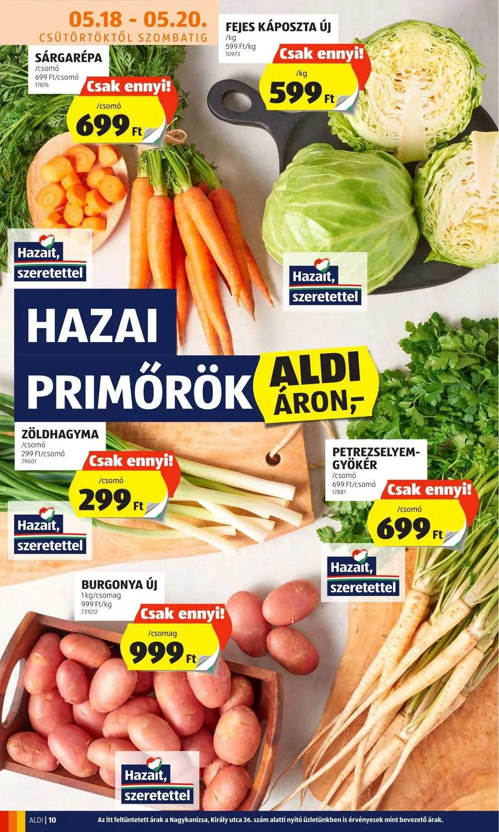 Aldi akciós újság 05.18–05.24 – 10. oldal