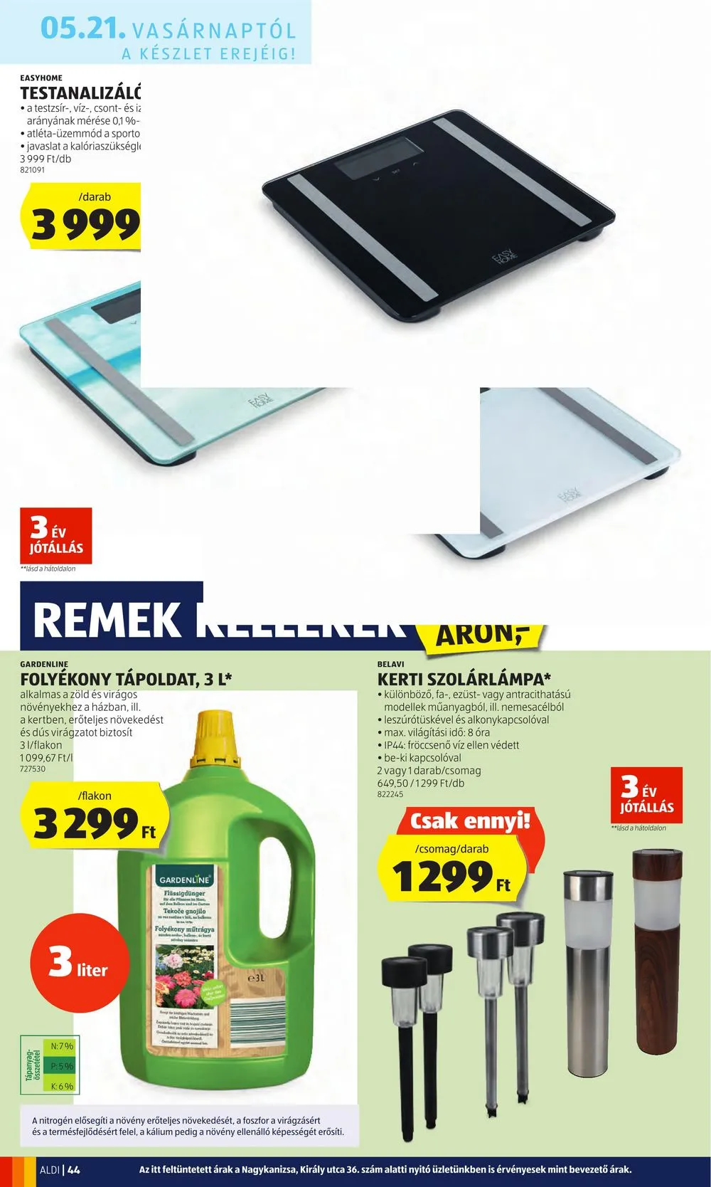 Aldi akciós újság 05.18–05.24 – 48. oldal