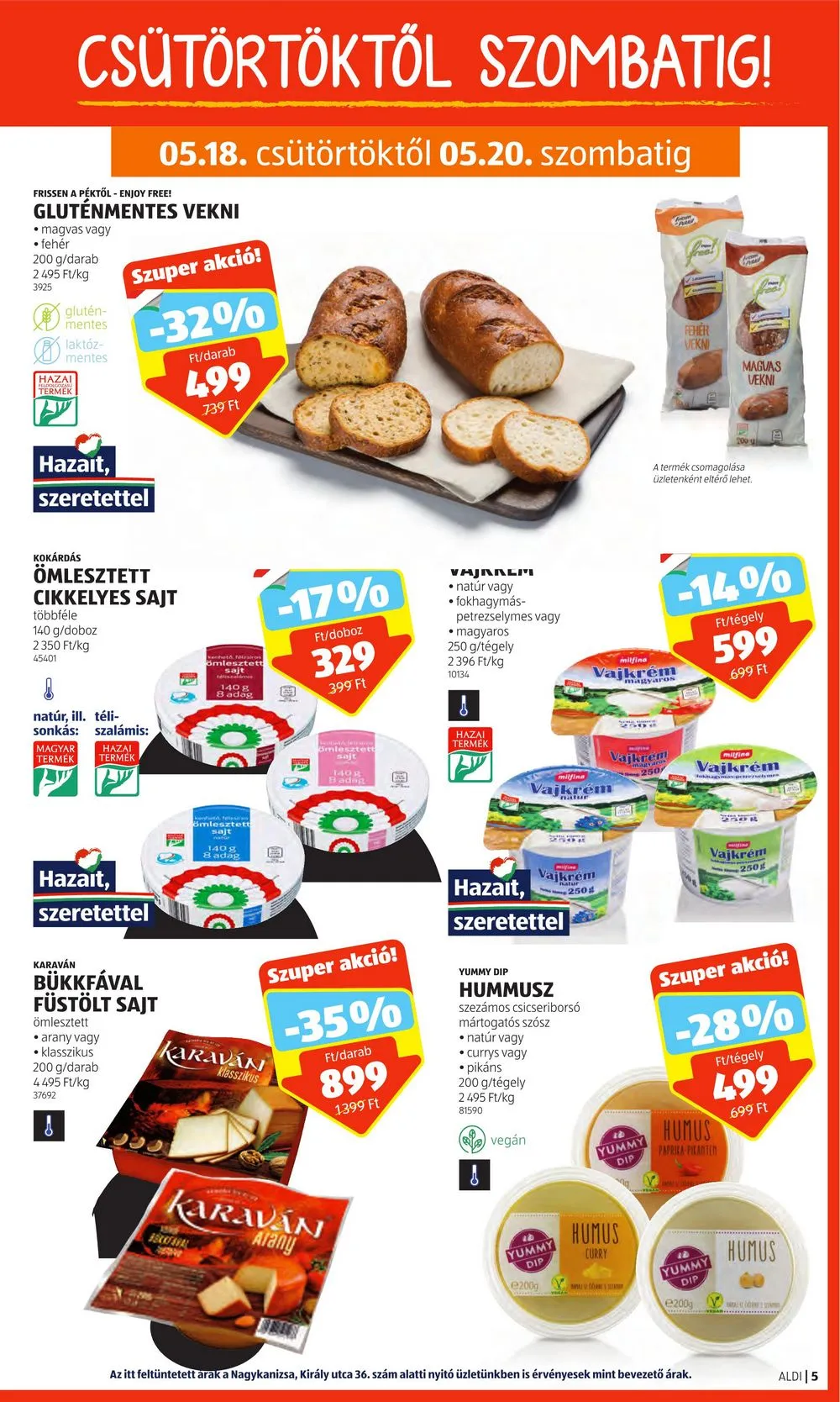 Aldi akciós újság 05.18–05.24 – 5. oldal