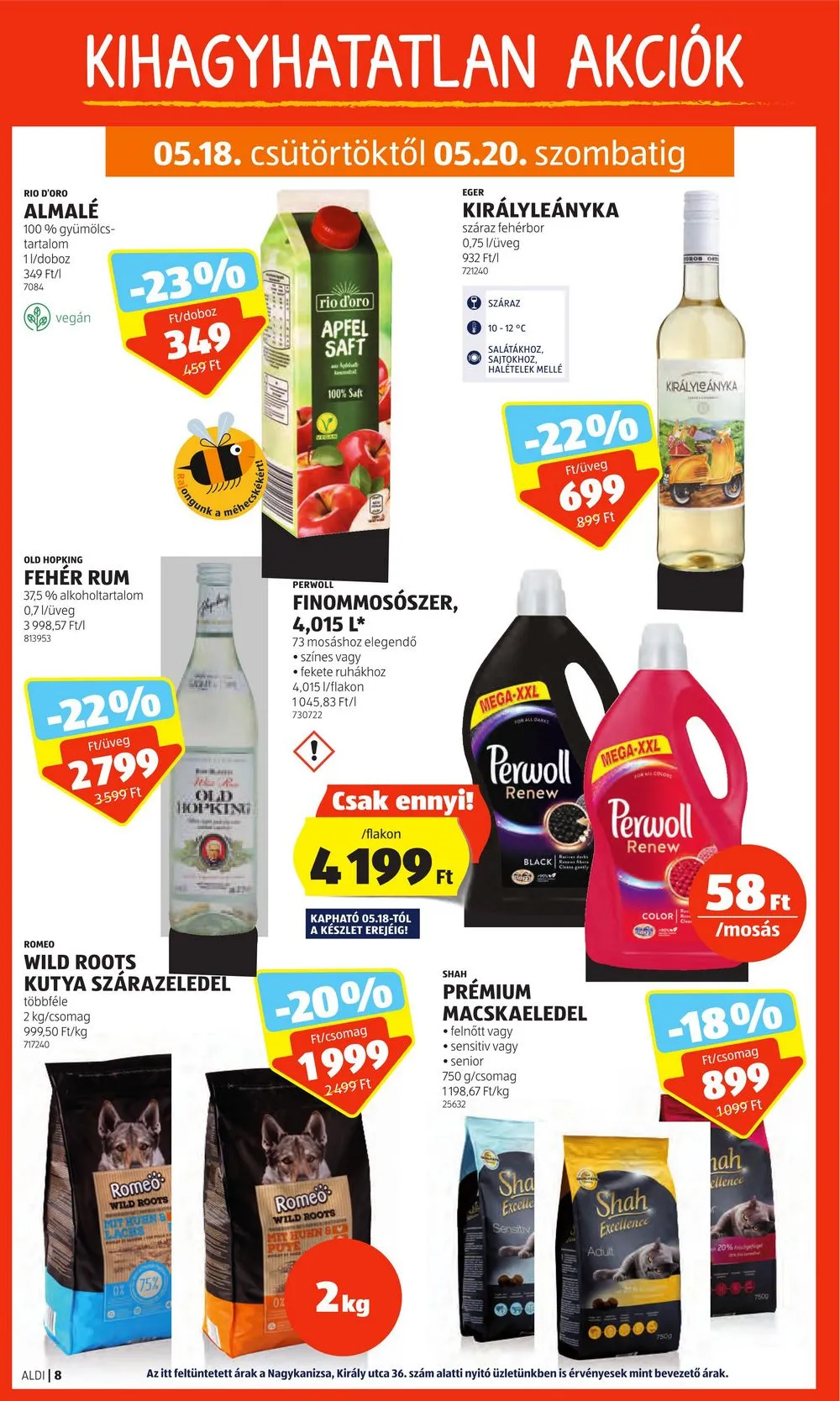 Aldi akciós újság 05.18–05.24 – 8. oldal