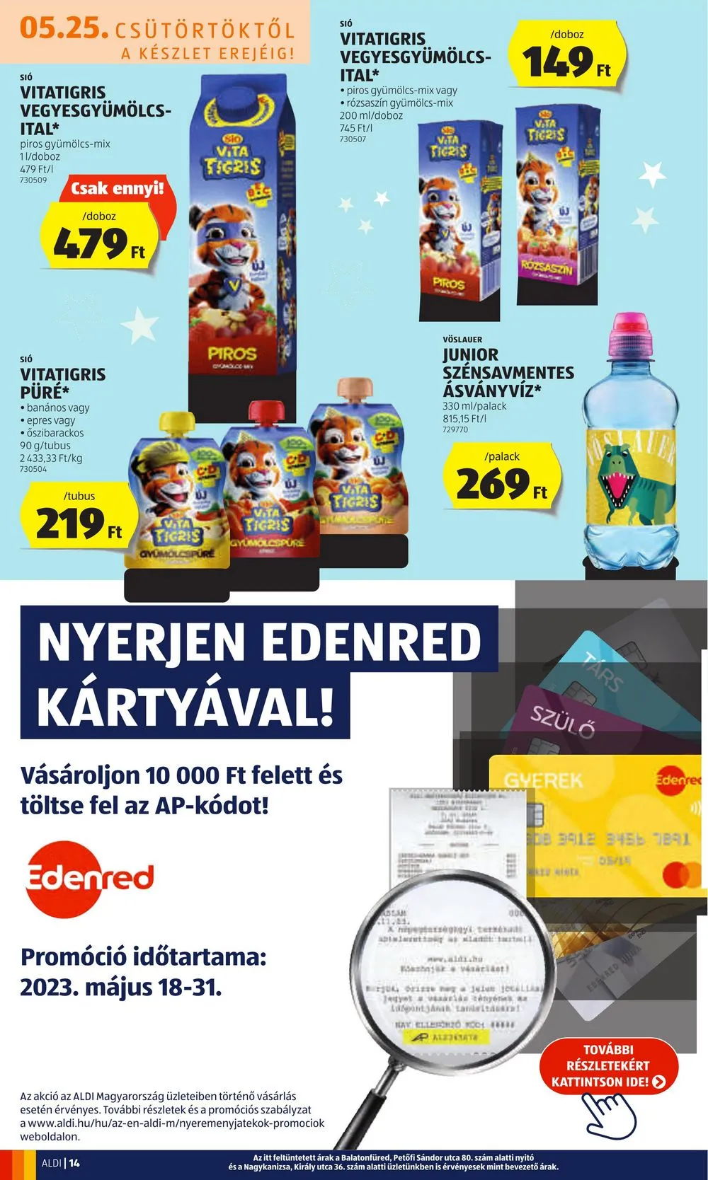 Aldi akciós újság 05.25–05.31 – 16. oldal