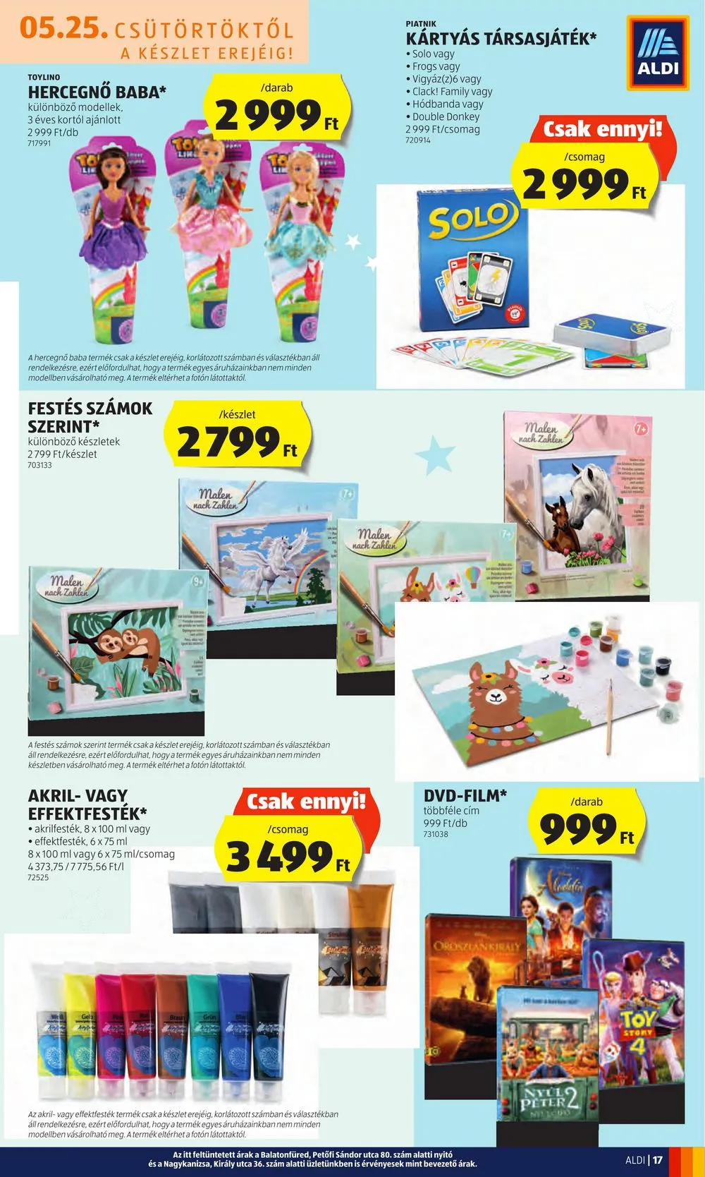 Aldi akciós újság 05.25–05.31 – 19. oldal