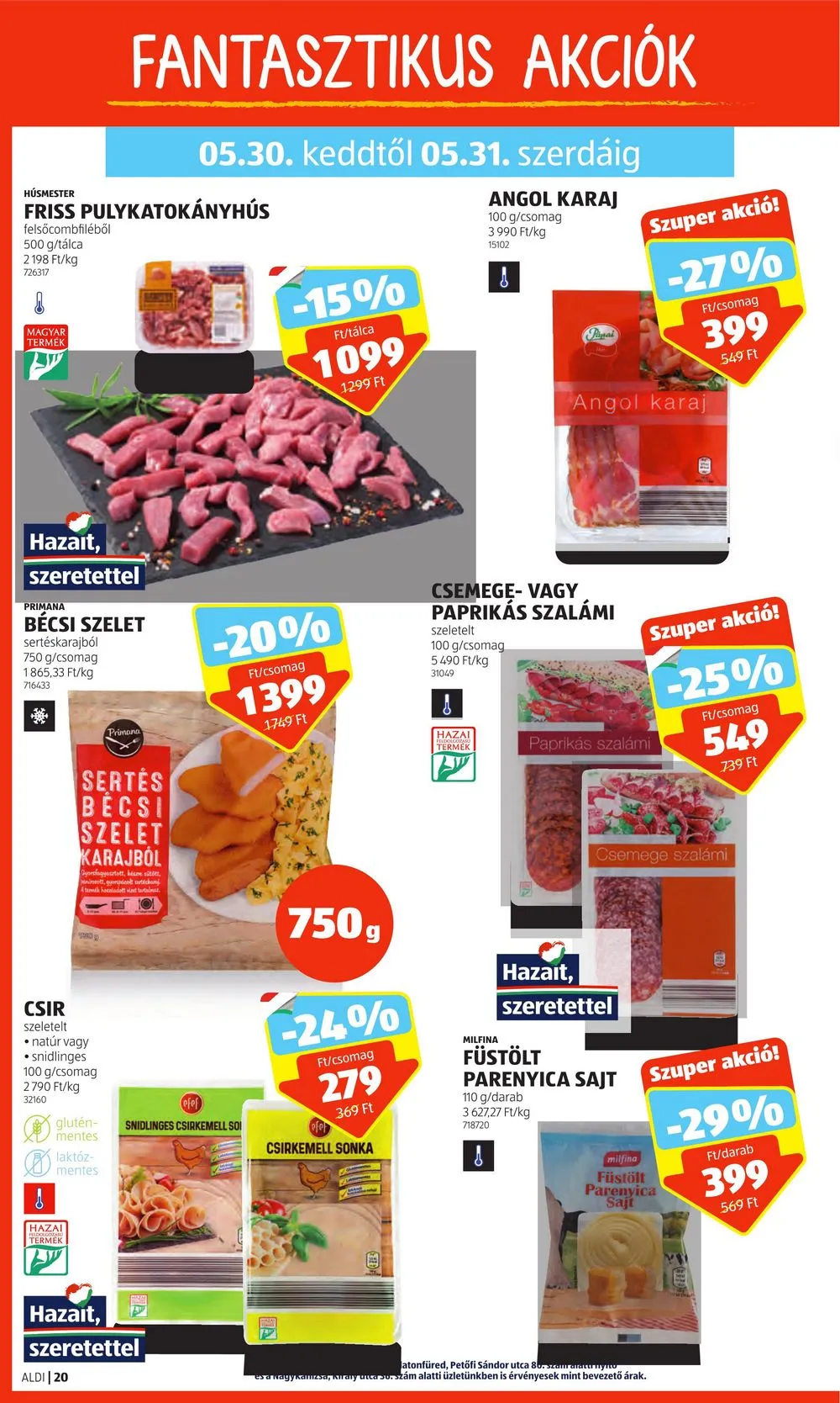 Aldi akciós újság 05.25–05.31 – 22. oldal