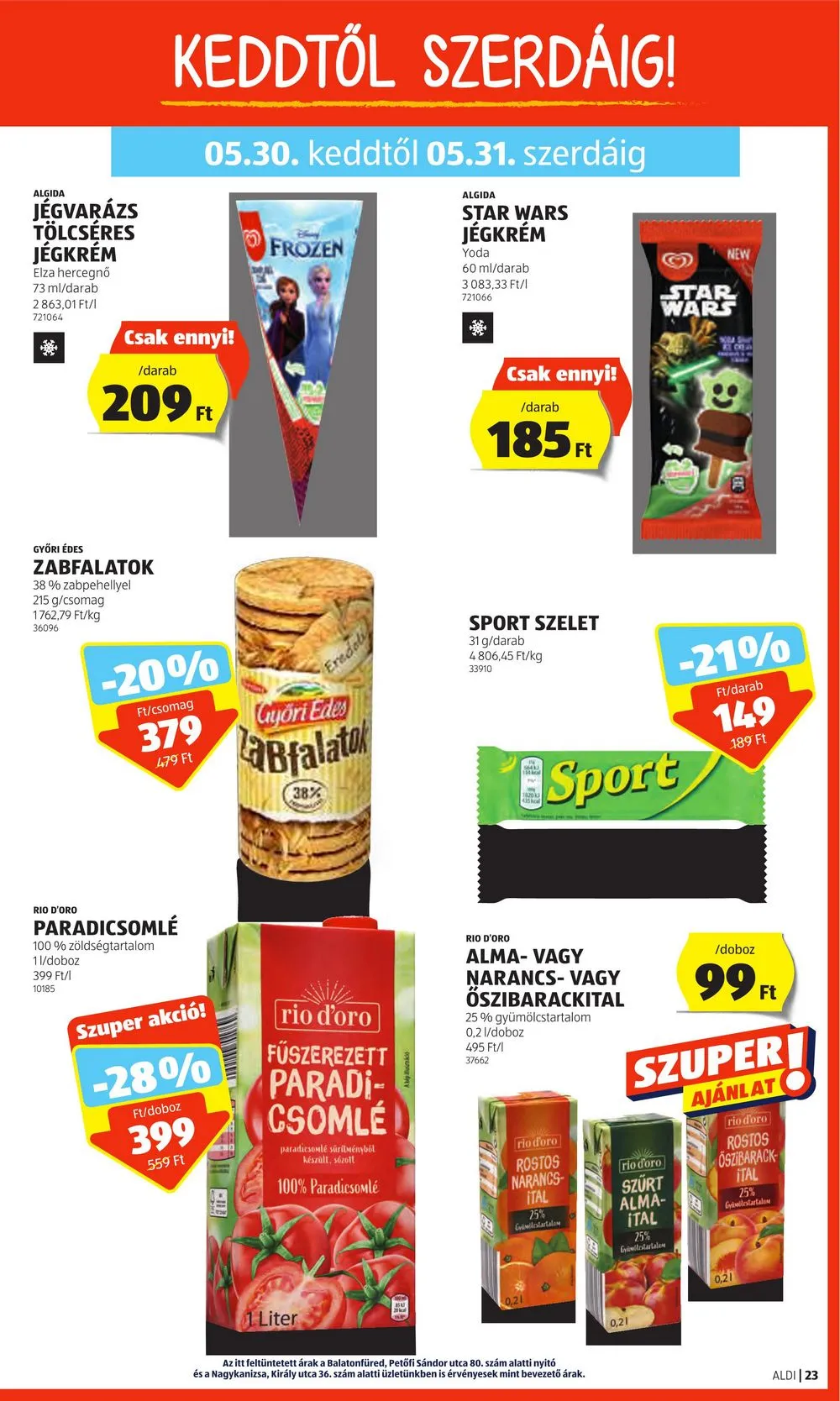 Aldi akciós újság 05.25–05.31 – 25. oldal