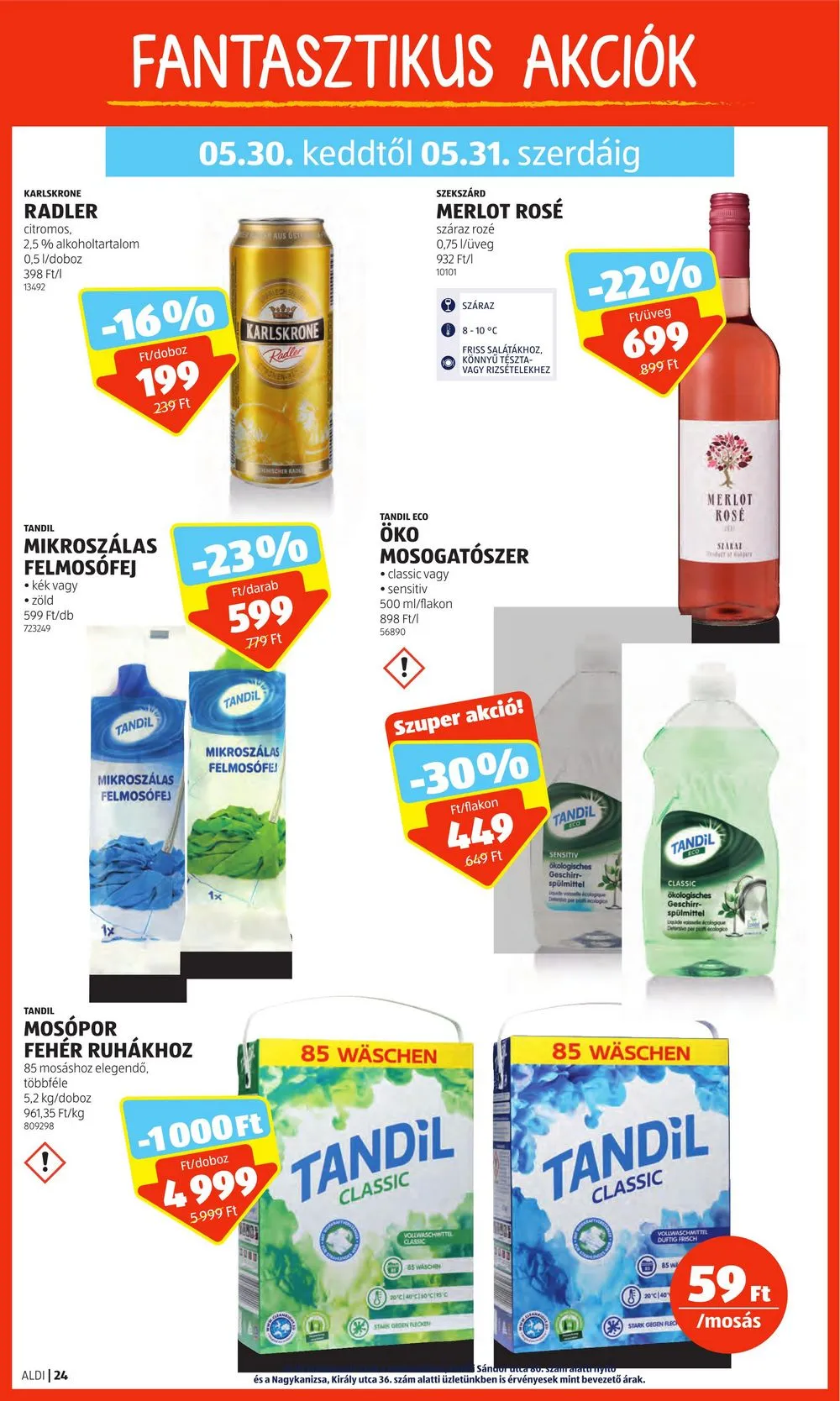 Aldi akciós újság 05.25–05.31 – 26. oldal