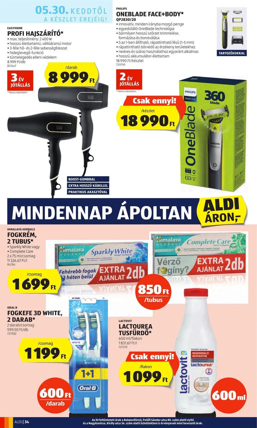 Aldi akciós újság 05.25–05.31 – 38. oldal