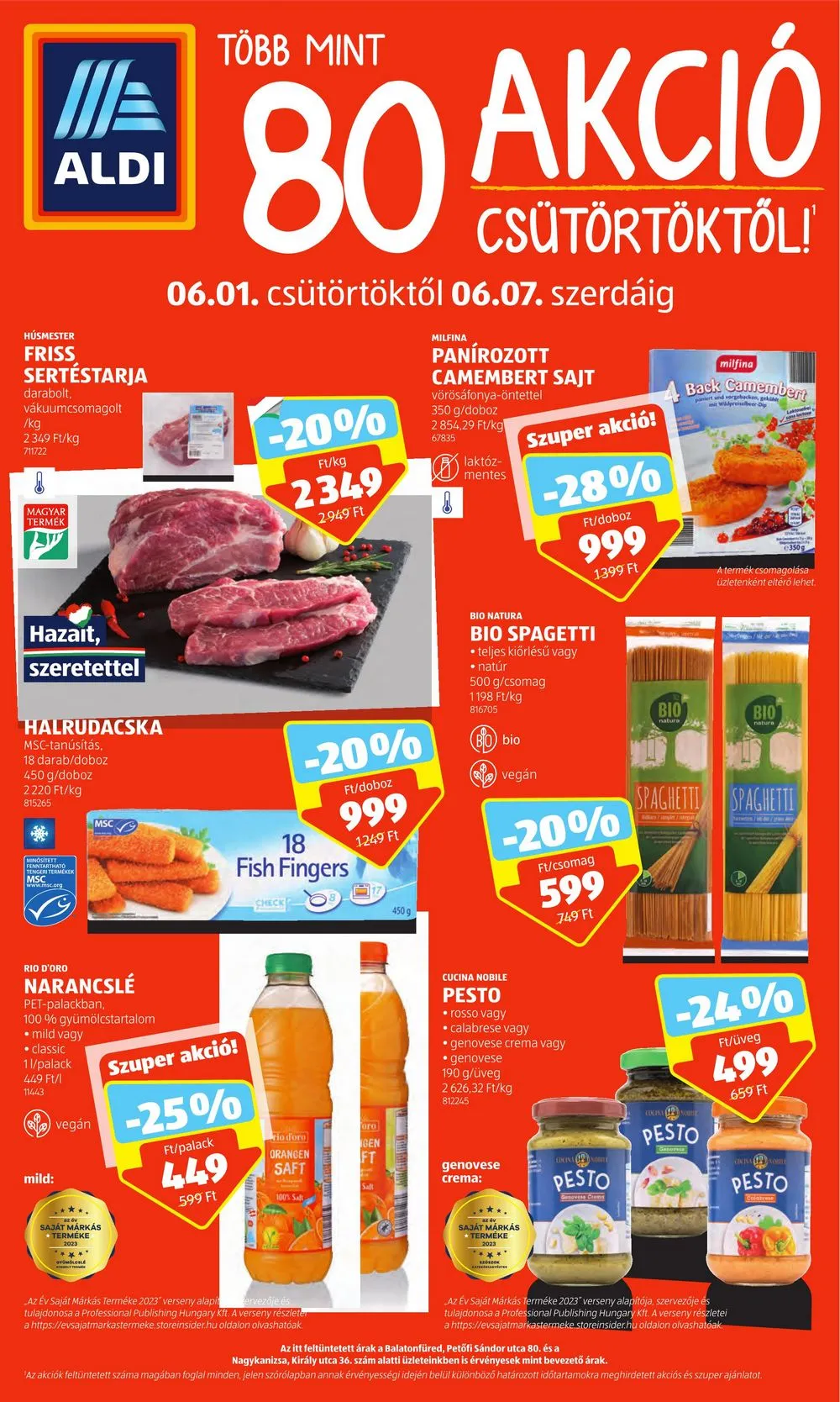 Aldi akciós újság 06.01–06.07