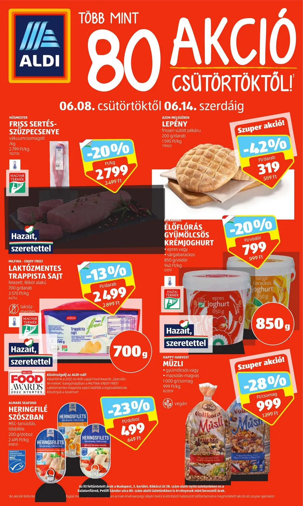 Aldi akciós újság 06.08–06.14