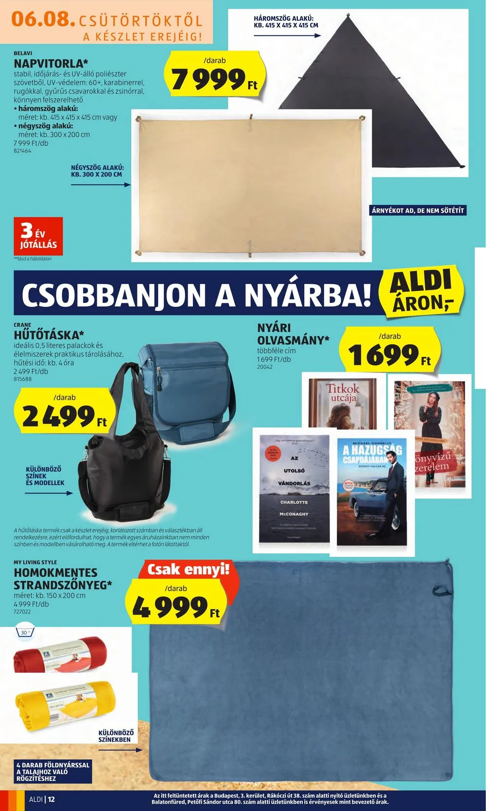Aldi akciós újság 06.08–06.14 – 14. oldal