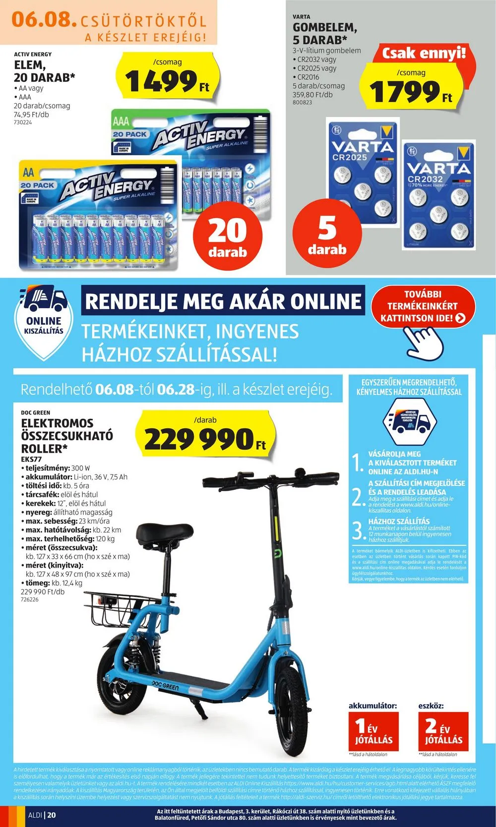 Aldi akciós újság 06.08–06.14 – 22. oldal