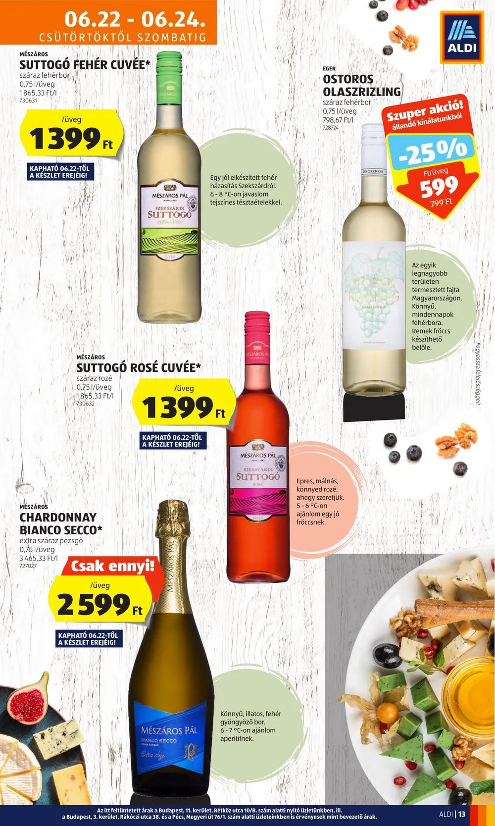 Aldi akciós újság 06.22–06.28 – 15. oldal