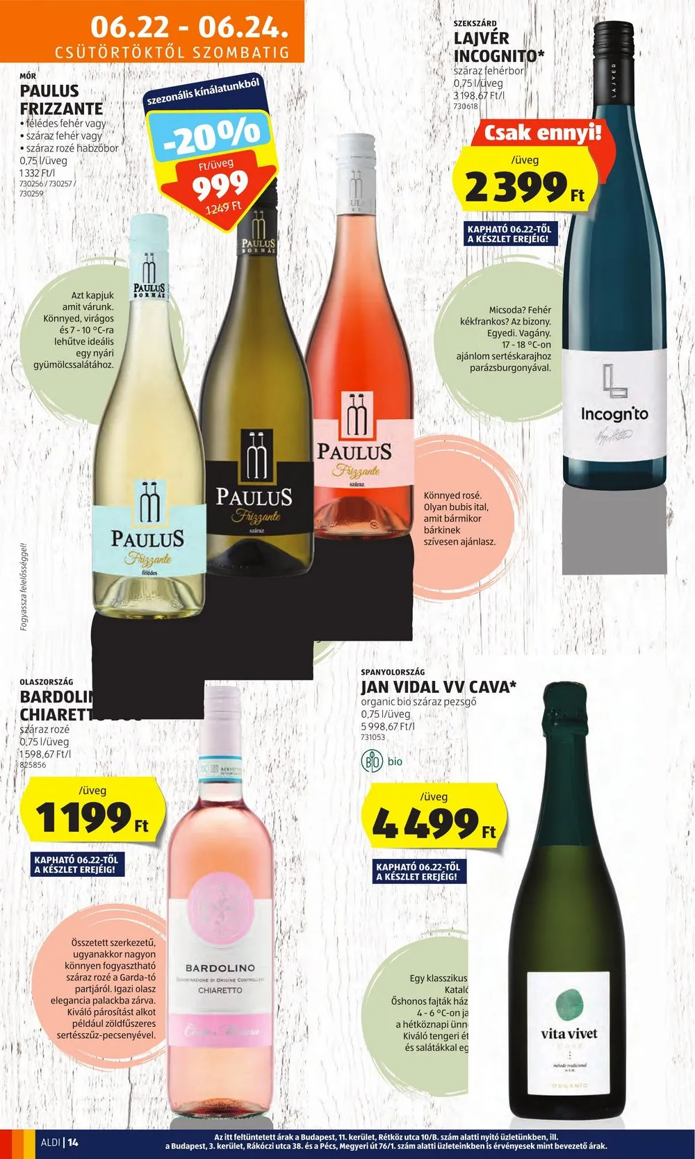 Aldi akciós újság 06.22–06.28 – 16. oldal