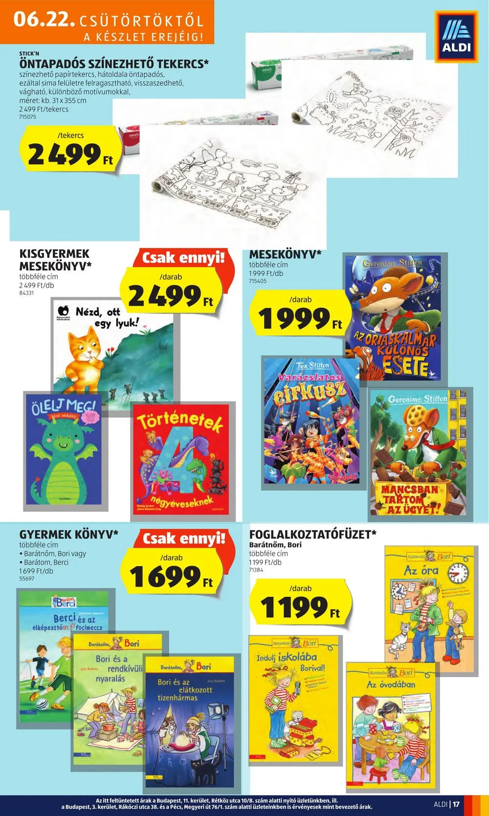 Aldi akciós újság 06.22–06.28 – 19. oldal