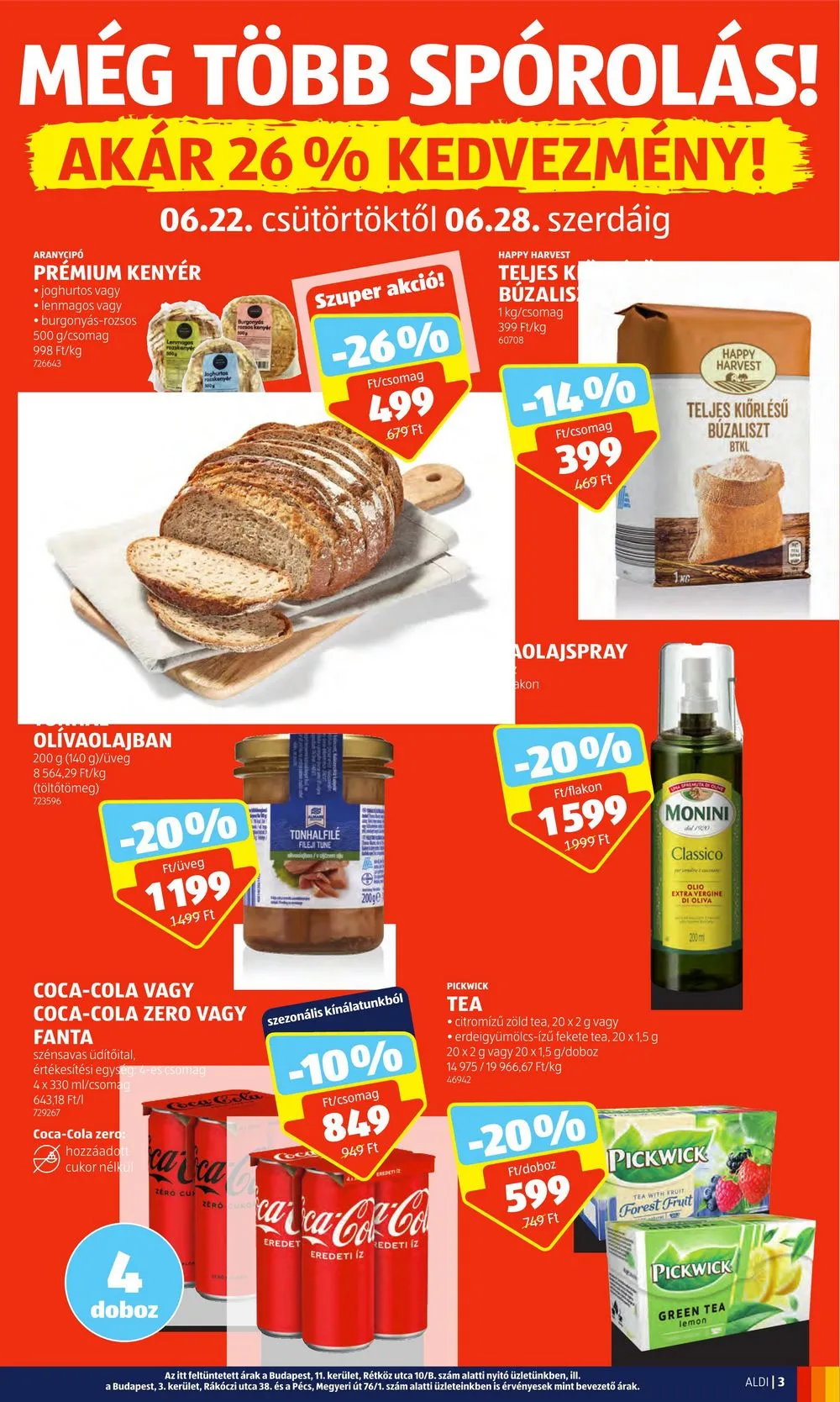 Aldi akciós újság 06.22–06.28 – 3. oldal