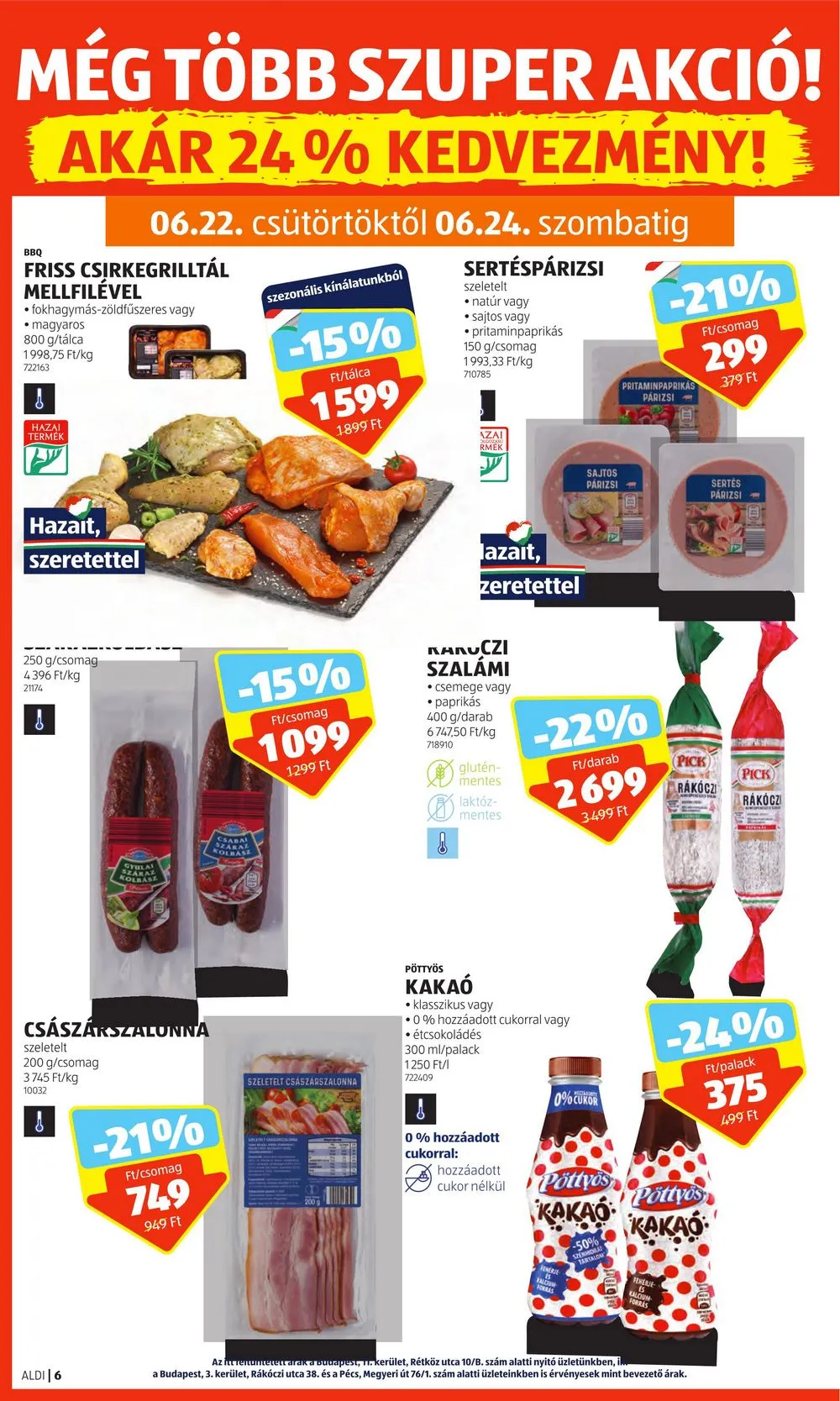 Aldi akciós újság 06.22–06.28 – 8. oldal