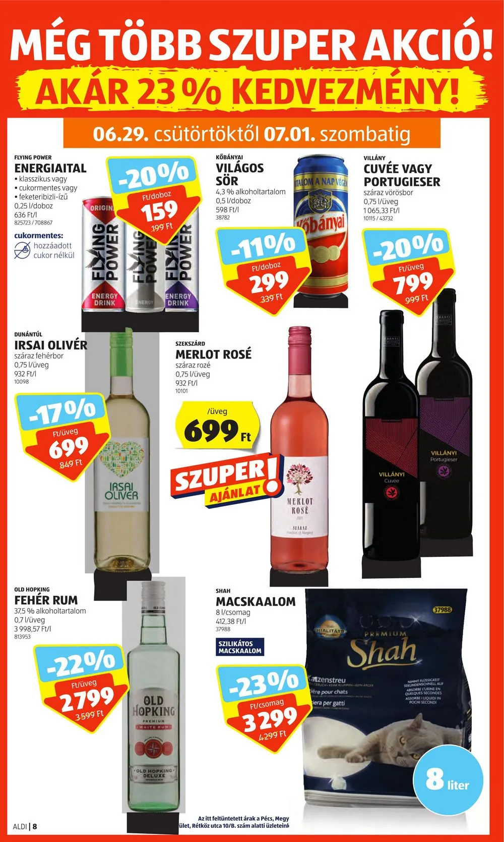 Aldi akciós újság 06.29–07.05 – 10. oldal