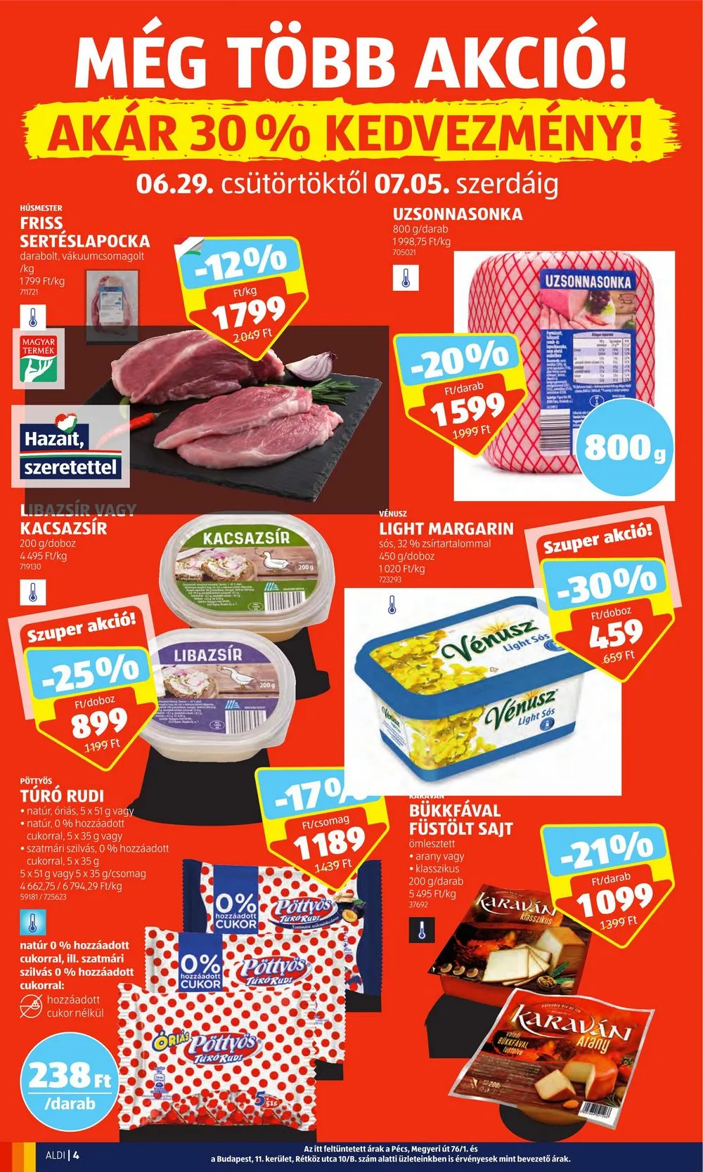 Aldi akciós újság 06.29–07.05 – 4. oldal