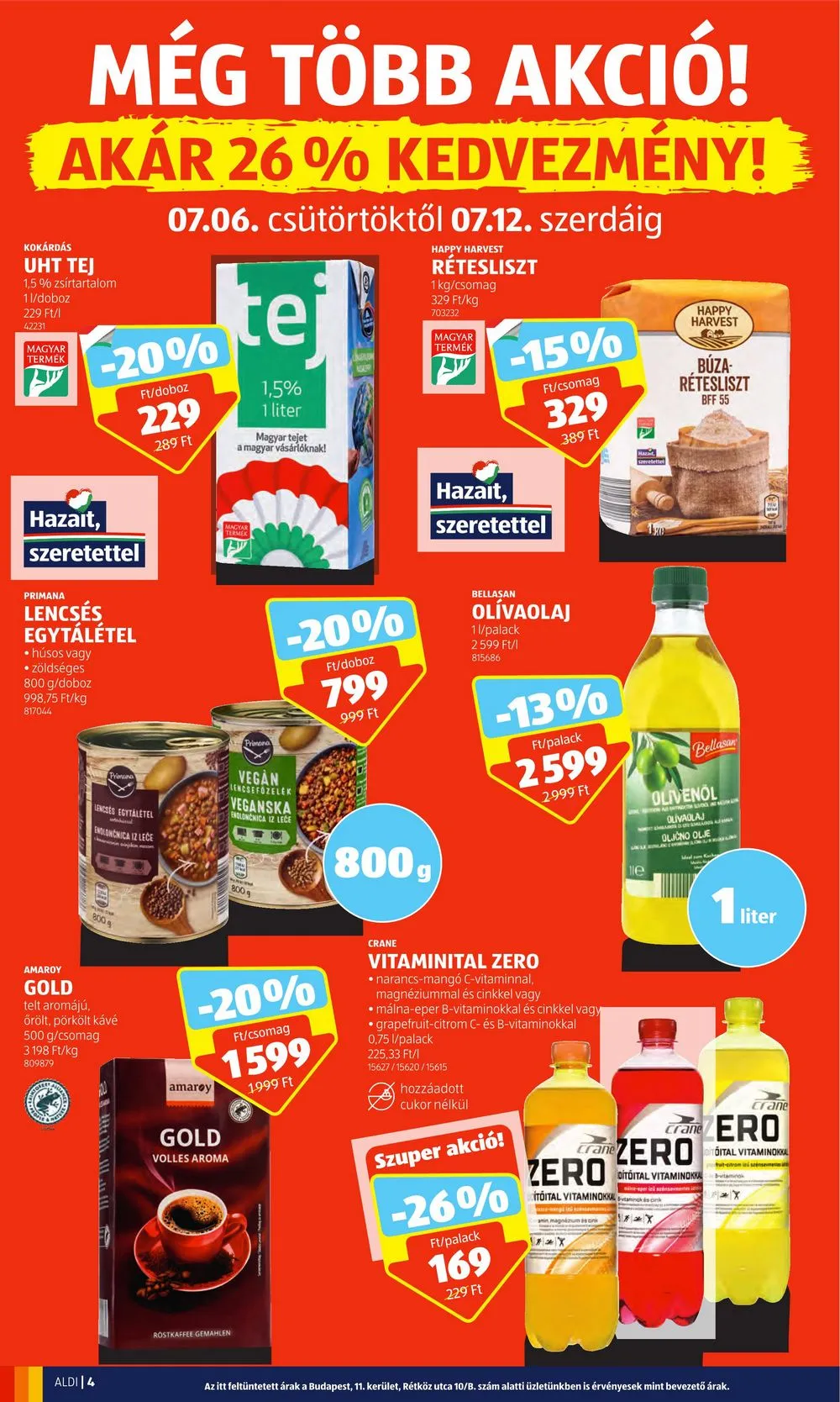 Aldi akciós újság 07.06–07.12 – 4. oldal