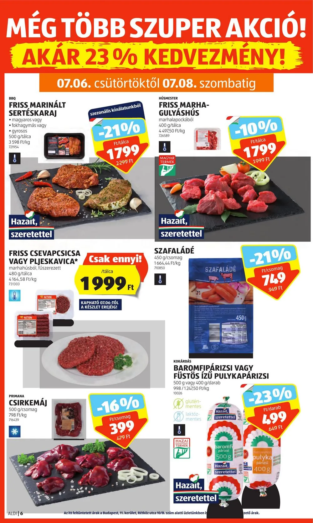 Aldi akciós újság 07.06–07.12 – 8. oldal