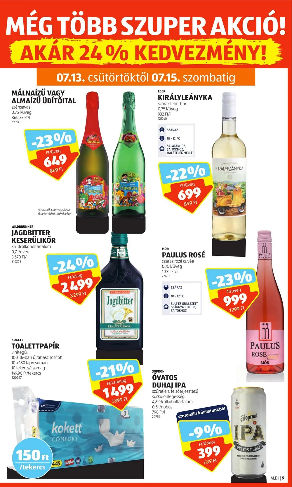 Aldi akciós újság 07.13–07.19 – 11. oldal