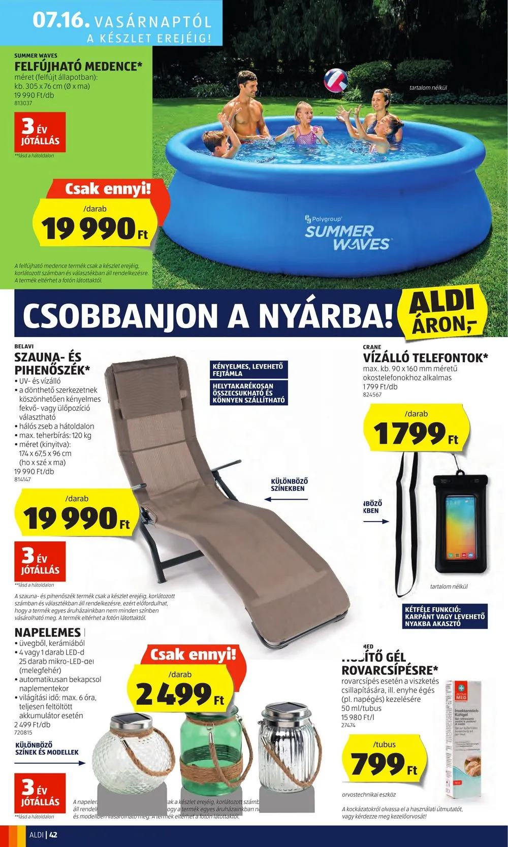 Aldi akciós újság 07.13–07.19 – 48. oldal